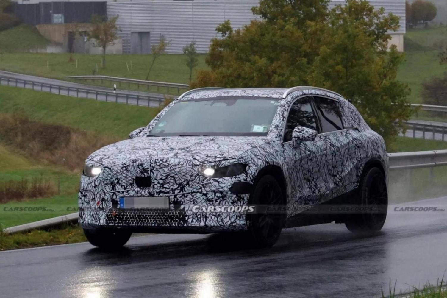 AMG全新純電GLC諜照:900馬力+3秒破百,直接對標(biāo)卡宴Turbo EV