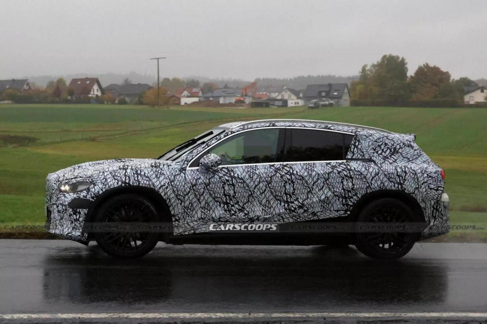 AMG全新純電GLC諜照:900馬力+3秒破百,直接對標(biāo)卡宴Turbo EV